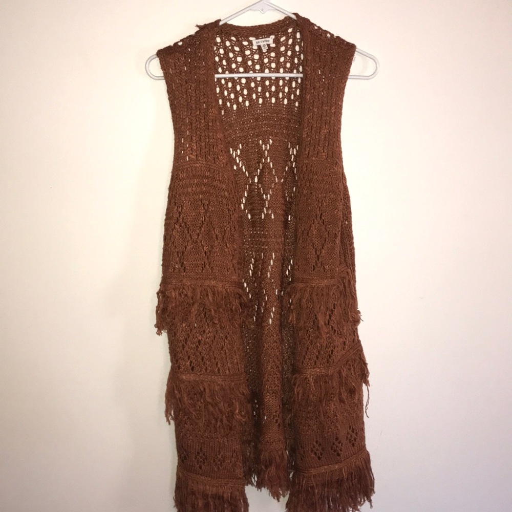 En creme M loose vest